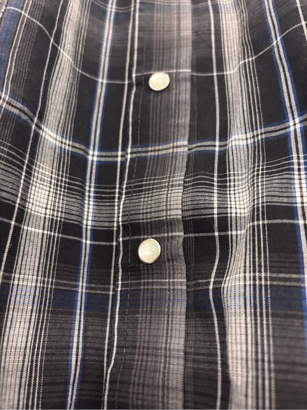 Ely Cattleman  Pearl Snaps Western Shirt Mens Tall Man Size 4XLT Short Sleeves - Picture 7 of 11